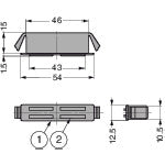 SUGATSUNE (140055100) CR15 Magnet Catch Adhesive force 100.9N CR15 1 piece