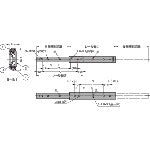 SUGATSUNE (190026621) SCRW2-15-100A Mini Slide Rail SCRW2-15-100A 1 piece