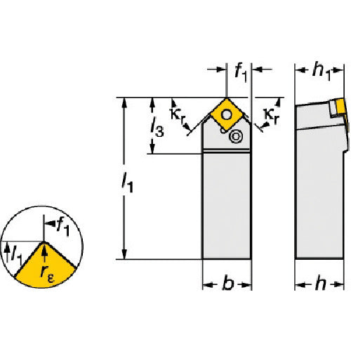 Sandvik T-Max P Shank Bit for Negative Inserts (210) PSDNN 3232P 19 1 piece