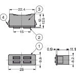 SUGATSUNE (140033957) MC-FS34GG Magnet Catch MC-FS34GG 1 piece
