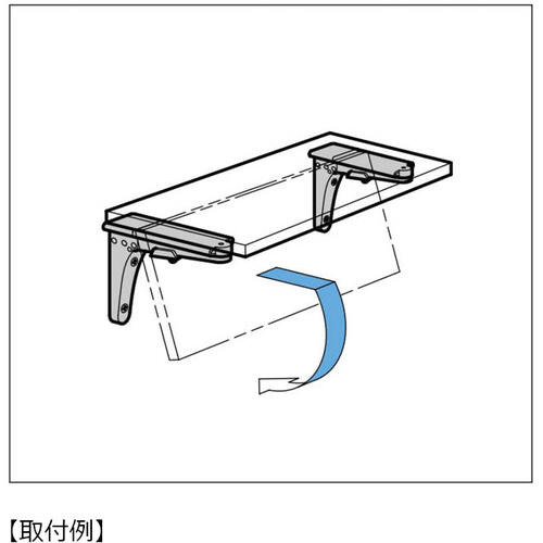 SUGATSUNE (120030111) BOS-180 스테인레스 스틸 접이식 선반 받침 BOS-180 1 개