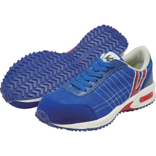 日進 耐滑樹脂先芯入りスニーカー ブルー 26.5cm V2000B-26.5 1 足