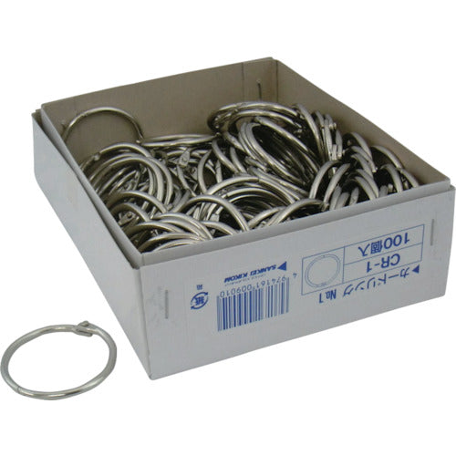 Sankei Card Ring No. 1 Φ35mm (100 pieces) CR-1 1 box
