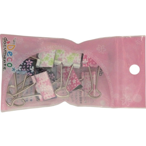 Sankei DecoDocuments W Clip Sakura Sakura (Medium) 8 pieces DDB-SK2P 1 PK