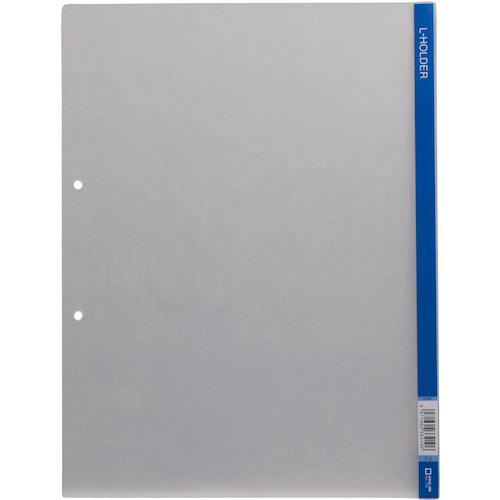 KING JIM L Holder A4 Portrait Blue 2 Holes 730-B 1 Sheet