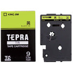 KING JIM Tape Cartridge Yellow Label 9mm TC9Y 1 pc