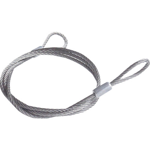 ニッサチェイン ステンレスカットワイヤー アルミカシメ 4.0X1200mm (1本=1PK) Y-54 1 本