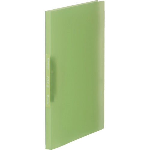 KING JIM Simple Z File (transparent) Yellow-green A4 portrait 12mm 120 sheets 578TSP-YG 1 book