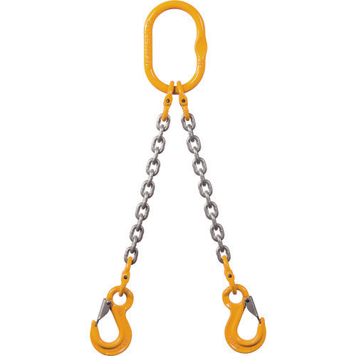 상인 체인 슬링 100(아이 타입) 래치 부착 사용 하중 2.7t(2-MFF-YP-7.1) 2-MFF-YP-7.1 1개