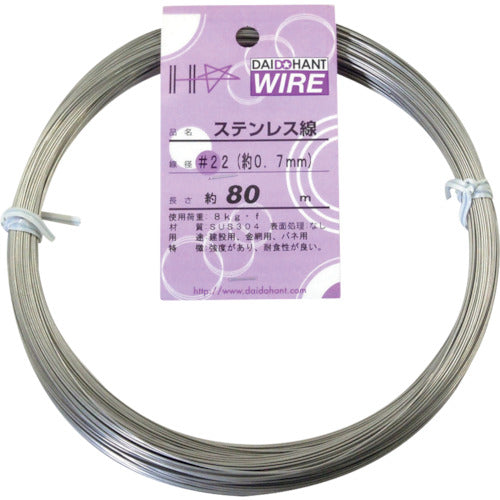 DAIDOHANT 스테인리스 선 #22x80m 10155214 1권