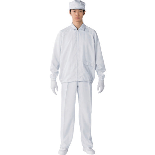 TriApex 클린 슈트 의상 FH203C LL 화이트 FH203C-01-LL 1 착용