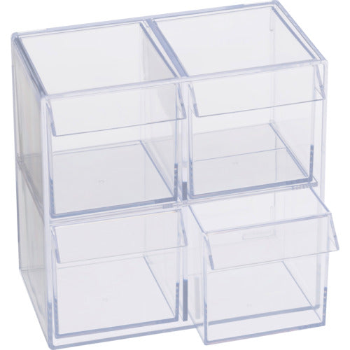 나비 플라스틱 폴리스티렌 케이스 데스코 P4 690649 1 개