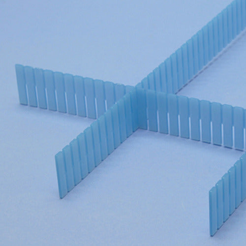 Butterfly Plastic Kirara Poki Poki Partition Board No. 4 Blue (6 pieces) 623814 1 CS