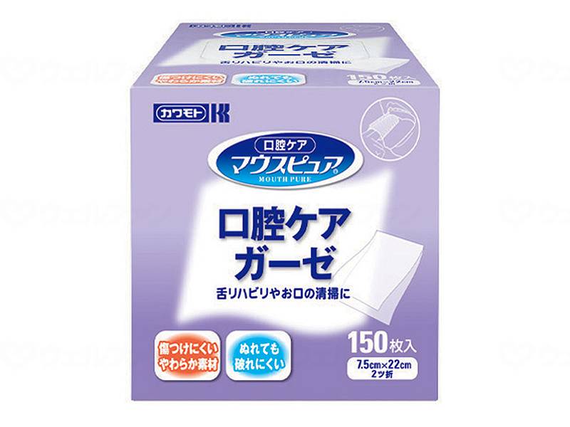 Kawamoto Sangyo Mousepure Oral Care Gauze 150 pieces