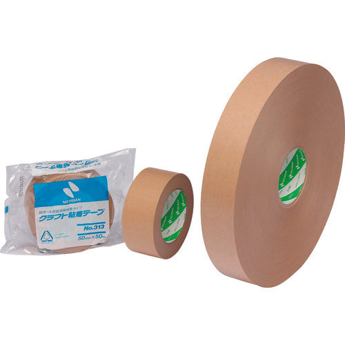 Nichiban Kraft Tape 313 50mm x 50m 313-50 1 roll