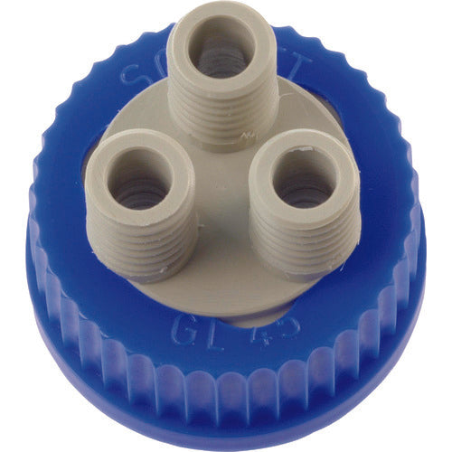 SIBATA HPLC 3포트 나사구 캡 GL-45 2입 017270-2A 1봉