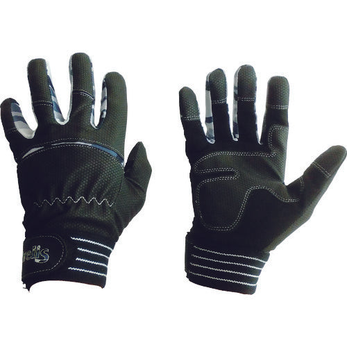 富士手袋 合皮手袋 ブレリスストロングキャッチ ブルー迷彩 M 028-BL-M 1 双