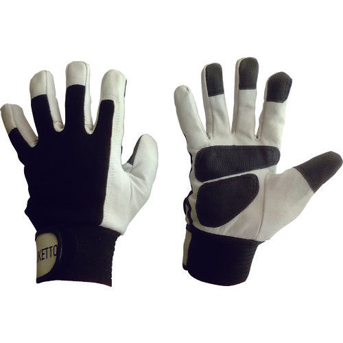 Fuji Gloves, genuine pig leather gloves, Tonkre Grip, M, 664-M, 1 pair