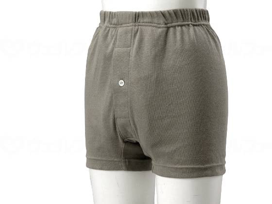Kawamoto Sangyo Knit Trunks 140 Covered Gray M