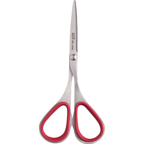 ALLEX Scissors Slim 100 Total length 100mm Red 11161R 1 pc