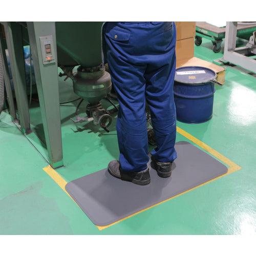 CAR−BOY 足腰マットラウンドコーナータイプ450x500 グレー AM-455012GY 1 枚