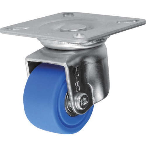 Sisiku Low-floor heavy-duty caster, swivel, 65 diameter, monomer casting nylon wheel, trivalent chromate, HJ-65U-MC, 1 piece