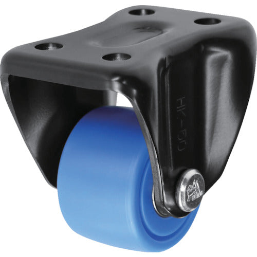 시식 저바닥 중하중용 캐스터 고정 50 지름 모노머 캐스팅 나일론 바퀴 베이킹 블랙 HK-50B-MC 1개