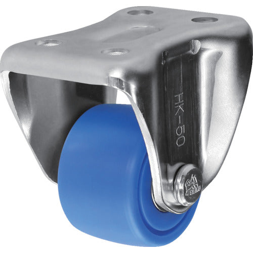 시식 저바닥 중하중용 캐스터 고정 50 지름 모노머 캐스팅 나일론 바퀴 3가 크로메이트 HK-50U-MC 1개