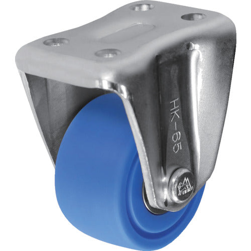 시식 저바닥 중하중용 캐스터 고정 65 직경 모노머 캐스팅 나일론 바퀴 3가 크로메이트 HK-65U-MC 1개