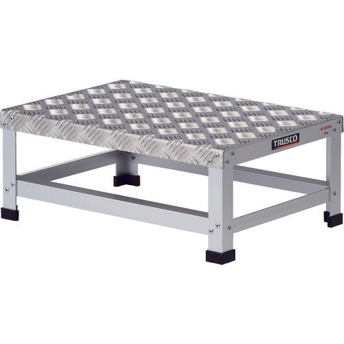 TRUSCO ローハイシステムステップ アルミ製足踏台 500X350XH200 LH-200A 1 台