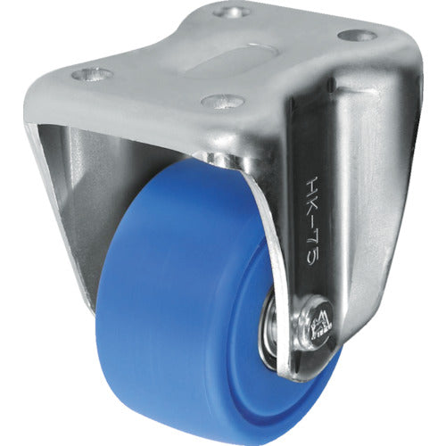 시식 저바닥 중하중용 캐스터 고정 75 직경 모노머 캐스팅 나일론 바퀴 3가 크로메이트 HK-75U-MC 1개