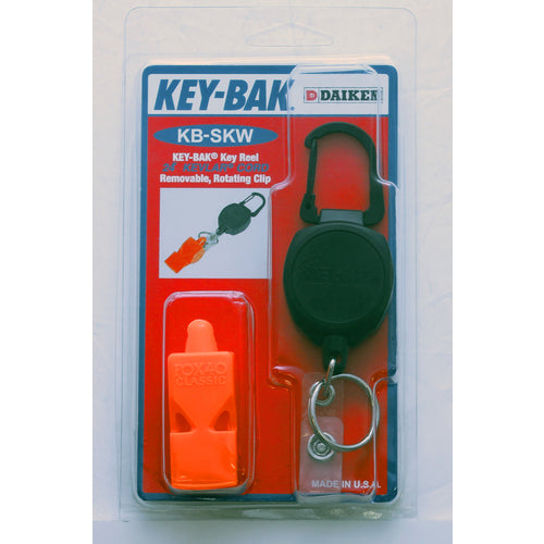 DAIKEN 키백 0.6m 케블러(R) 코드 카라비나 & 휘슬 부착 KB-SKW 1개