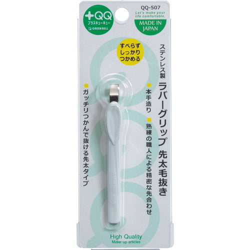 GREENBELL 스테인리스제 고무 그립 끝 털털 빼기 QQ-507 1개