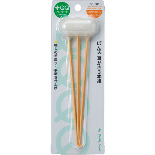 GREENBELL Bonten Earpick 3-piece set Total length 160mm QQ-605 1 bag