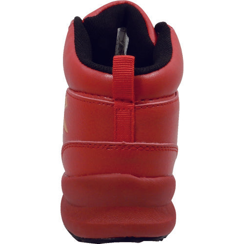 Nissin Protective Sneakers Mid Cut Red 25.0cm V906MG-R-25.0 1 pair