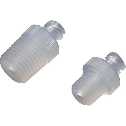 프론 케미컬 PCTFE 메스·루어 록 피팅 R1/4 오리피스 Φ2.5 NR0324-002 1개