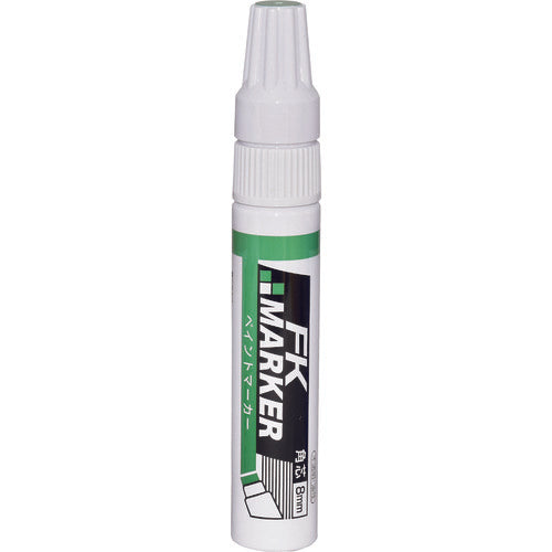 Fueki FK Paint Marker, Square Tip, 8mm, Green, KFKF-13, 1 pc