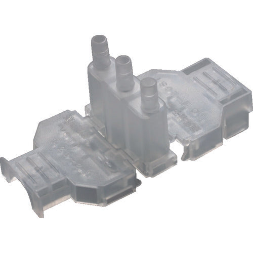 Nichifu Plug Joint Connector VCTF Connection Set (20 VCTF Covers/60 Rod-Shaped Crimp Terminals) Transparent Compatible Wire (Stranded Wire) 1.04-2.63 NPJ 3PV-S 1 Box