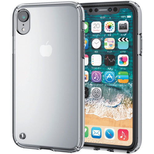 エレコム iPhone XR用ハイブリッドケース PM-A18CHVCCR 1 個