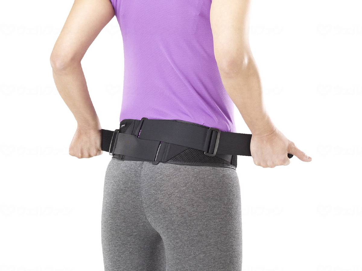 Mizuno Lumbar Pelvic Belt (Normal Type) Black ML
