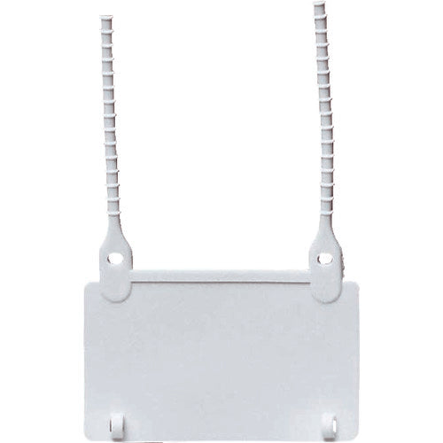 未来 ワンタッチカラーエフ (プラスチック製・線名札) 10枚入 KFKY-3050W 1 袋