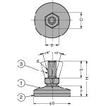 SUGATSUNE (200026996) RPS-40M10-G Stainless Steel Rotary Plane RPS-40M10-G 1 pc
