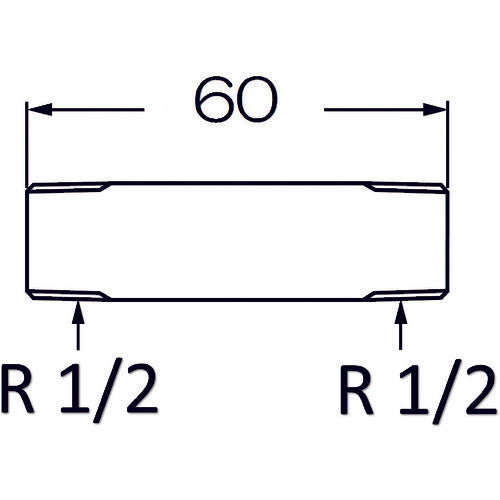 SANEI water supply pipe V22J-62-13X60 1 piece