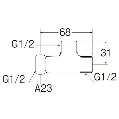 SANEI 편 너트 벤리 캔치즈 T6-60XG-13 1개