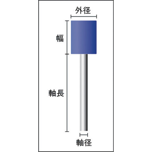 TRUSCO ナイロンミニフラップ ハード Φ13 茶色 #320 (10個入) SN1313320 1 箱