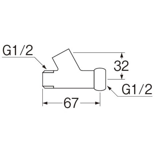 SANEI strainer joint T89A-13 1 piece
