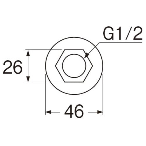 SANEI Seat Nut PU81-13-13 1 pc