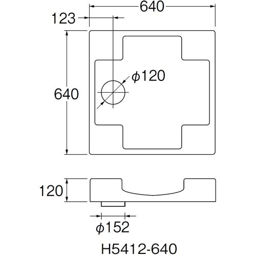 SANEI 洗濯機パン H5412-640 1 個