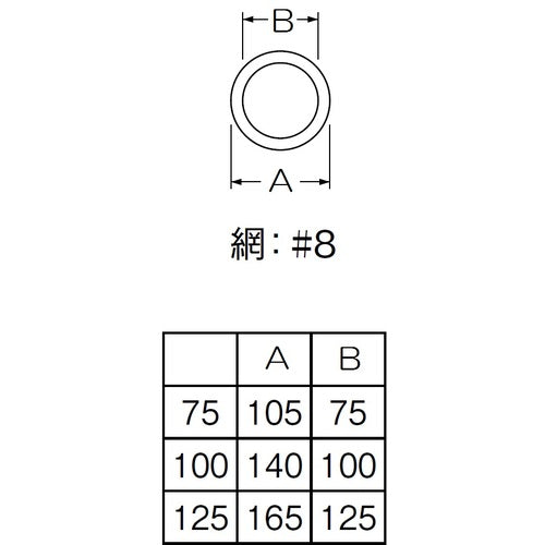 SANEI Trash Guard PH95-1-75 1 piece