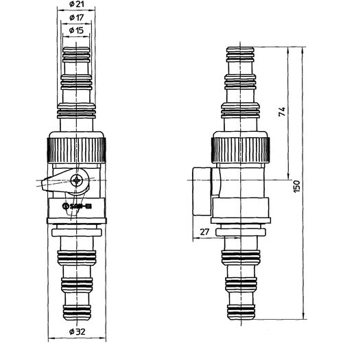 SANEI PCコックツギテ PL475 1 個